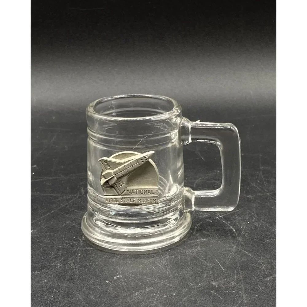 Shot Glass Mug National Air & Space Museum Tankard Pewter Space Shuttle